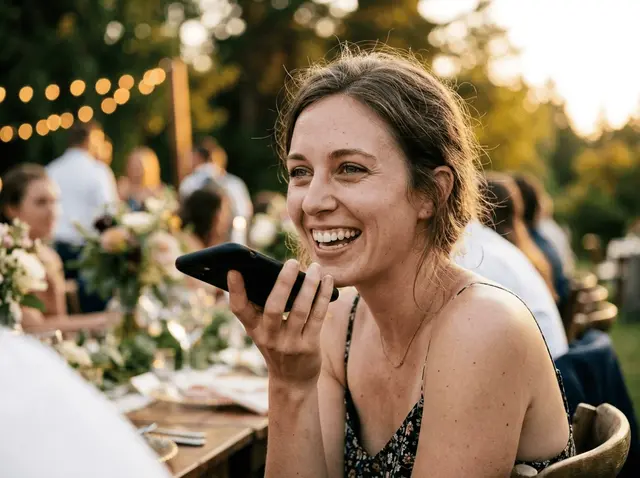 Your guests scan and record